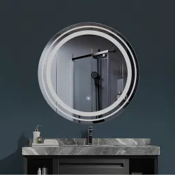 Led Mirror for bathroom Wash Basin|| Size 18x18, Bathroom Mirror-image-27