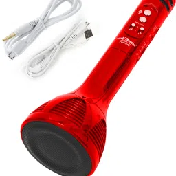 Superier Quality Wireless Bluetooth Microphone Connection Player Speaker 2-in1 With Recording + USB+FM Microphone-29