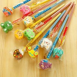 Birthday Party Return Gift In Bulk For Kids |Boom Pencil With cute Eraser Pencil-18