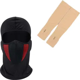 1 Pair Arm Sleeves+1 Balaclava Combo-image-82