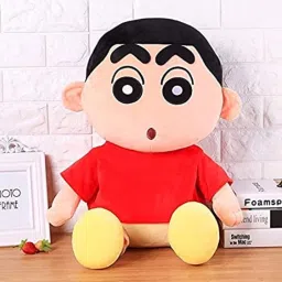 Super Soft Plush Cartoon Character Embordary ShinChin Soft toys for Kids Playing - 30 cm-20