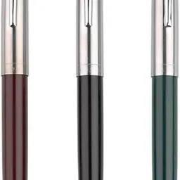 Hero Pen 329 Original Fountain Pen Iridium Tipped Fine Nib Silver Cap Set Of 3 Fountain Pen-12