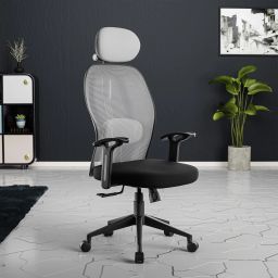 Yoga High Back Ergonomic Chair|Home, Office, WFH|1D Armrest,2D Lumbar Support Mesh Office Arm Chair-image-93