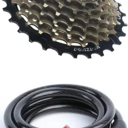EXTREME QUALITY 7 SPEED FREEWHEEL WITH MULTIROUND ANTITHEFT SAFETY LOCK. Bicycle Brake Disk-image-51