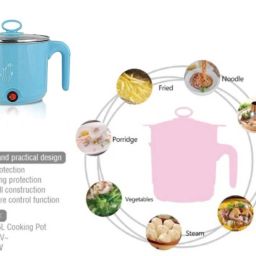 smuf Multi Purpose Instant Non-Stick Electric Rice Cooker with Steaming Feature image 4