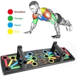 debstar 1443 PORTABLE PUSH UP BOARD SYSTEM BODY BUILDING EXERCISE TOOL Ab Exerciser image 2