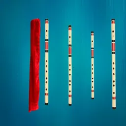 A-Scale, B-Scale, C-Scale, G-Scale Red Bag Bamboo Flute Bamboo Flute-2