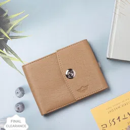 Men Casual, Evening/Party, Formal, Travel, Trendy Beige Artificial Leather Wallet-image-84