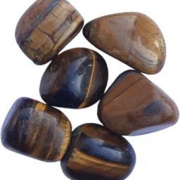 me-Tiger -3 Tumble Polished Asymmetrical Crystal Stone-image-29