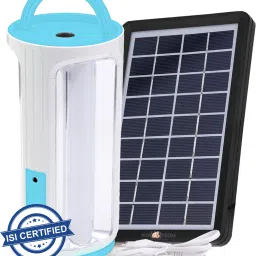 90W LED Rechargeable 3 Side Tube Floor Lantern Lamp + Solar Panel(3W+9V) 8 hrs Lantern Emergency Light-picture-11