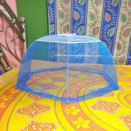 Polyester Infants Washable Stick Baby Mosquito Net Blue Mosquito Net-image-3
