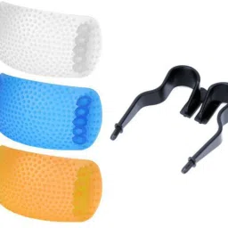 Stookin 3 Color Pop Up Hot-Shoe Flash Diffuser Set For Dslr , Slr Cameras Flesh Diffuser-31