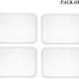 New Design Unbreakable Plastic Serving Tray Set (12x16) inches (Large) Tray-26