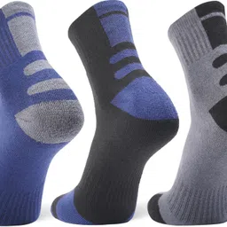 anchor Sports/Athletic Wear Cotton Socks For Men Solid Ankle Length-picture-45
