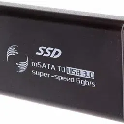 microware Mini mSATA to USB3.0 External HDD Hard Drive Enclosure Case SSD Disk Case 3 inch Hard Drive Enclosure-5