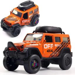 1:36 Scale Alloy DieCast Metal Offroad Car Toy for Kid (Open Door & Pull Back)-image-47