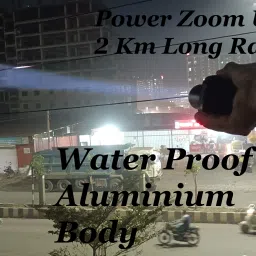mnt sales 200 W Head Light With 2 Km Long Range,3 Modes & Power Zoom Function 10 hrs Torch Emergency Light image 5