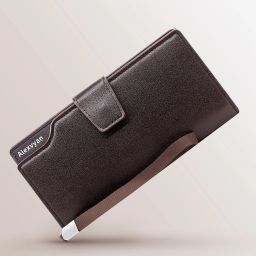 Women Casual, Ethnic, Evening/Party, Formal, Travel, Trendy Brown Genuine Leather Wallet-image-95