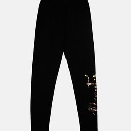 KiddoPanti Girls Ankle Length Leggings With Printed Detail-image-91
