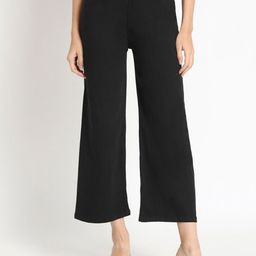 BAESD Women Mid-Rise Cropped Cotton Parallel Trousers-picture-35