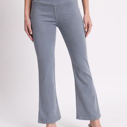 AngelFab Women Relaxed Fit Cotton Denim Jeggings-picture-42