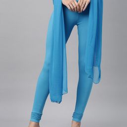 TWIN BIRDS Churidar Length Legging With Dupatta-image-72
