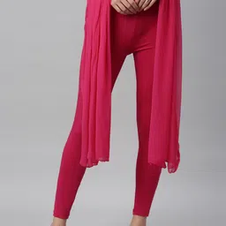 TWIN BIRDS Ankle Length Leggings With Dupatta-22