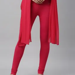 TWIN BIRDS Churidar Length Legging With Dupatta-image-30