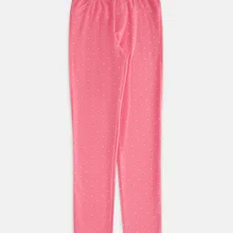 Pantaloons Junior Girls Fuchsia Slip-On Cotton Jeggings-image-86