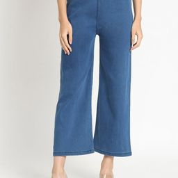 BAESD Women Mid-Rise Cropped Cotton Parallel Trousers-image-86