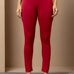 Lakshita Mid Rise Plain Ankle Length Leggings-picture-12