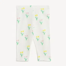 Marks & Spencer Infants Floral Printed Ankle Length Leggings-picture-39