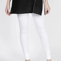 TWIN BIRDS Women White Churidar-Length Leggings-image-84
