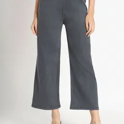 AngelFab Women  Mid-Rise Cotton Regular Trousers-picture-3