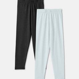 R&B Girls Pack Of 2 Ankle-Length Leggings-image-23