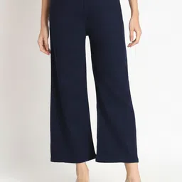 BAESD Women Mid-Rise Cropped Cotton Parallel Trousers-picture-25