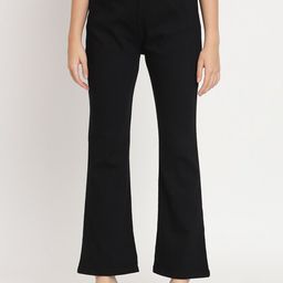 AngelFab Women High-Rise Bootcut Trousers-picture-4