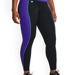UNDER ARMOUR Women UA Project Rock Lets Go Colourblocked High-Rise Tights-image-68