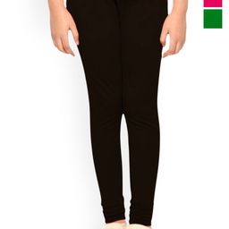 FRENCH KLEIDER Pack Of 3 Mid-Rise Churidar Length Leggings-image-35