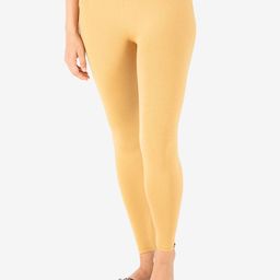 indian flower Women Solid Ankle Length Leggings-image-90
