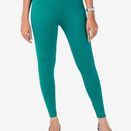 indian flower Women Solid Ankle Length Leggings-image-91