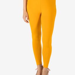 indian flower Women Solid Ankle Length Leggings-image-85