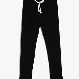 Koton Girls Self Designed Ankle-Length Leggings-image-34
