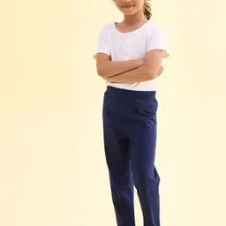 Go Colors Girls Slim Fit Mid Rise Ankle Length Leggings-image-68