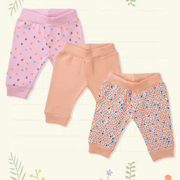 MeeMee Girls Pack of 3 Printed Leggings-image-99