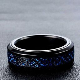 MEENAZ Men Silver-Plated Enameled Stainless Steel Finger Ring-image-96