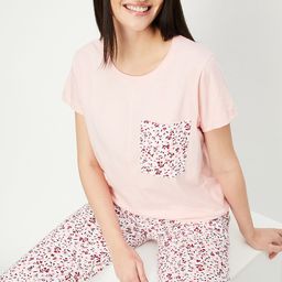 max Women Night Suit Set Pink Printed-picture-23