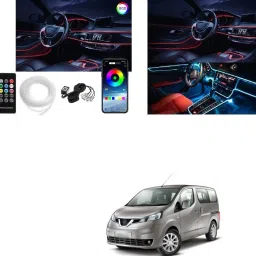 LED Car Atmosphere Interior Light with Optic Fibre Cable, EL Neon Strip Lamp (RGB Colour) A180 Car Fancy Lights-image-78