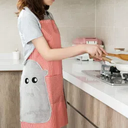 Cotton, PVC Home Use Apron - Free Size-12