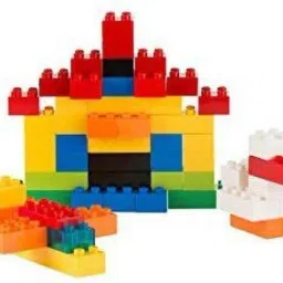 dolly plastic Classic Colourful Building Blocks set-2 Educational And Fun Puzzle Construction image 4